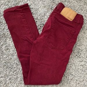 Red Skinny Jeans